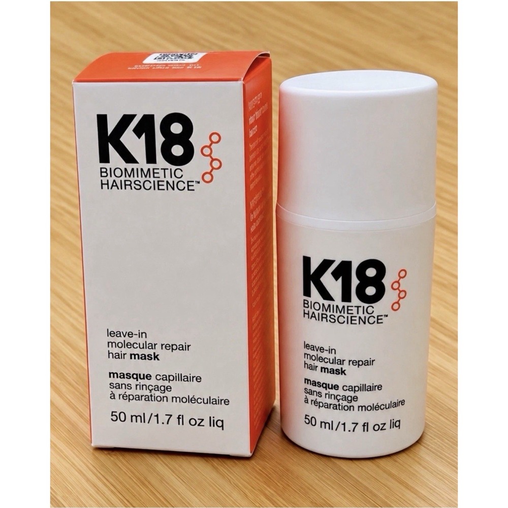 K18 Leave-In Molecular Repair Hair Mask Patented Lasting Repair For Dry Frizzy